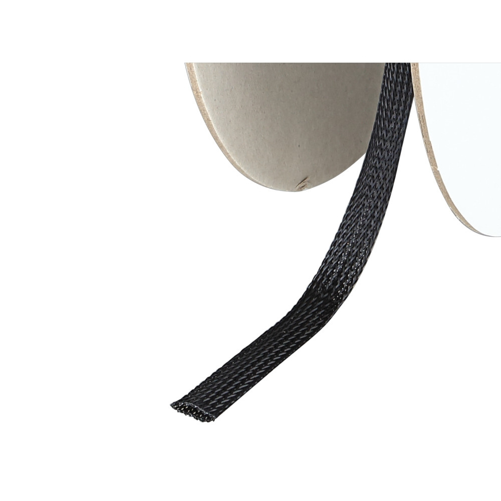 Kabelschlauch schwarz Polyester 8-17 mm, Meterware
