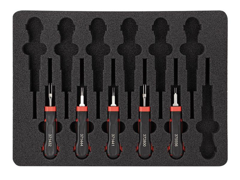 Werkzeugkoffer mit 5 verschiedenen Entriegelungswerkzeugen