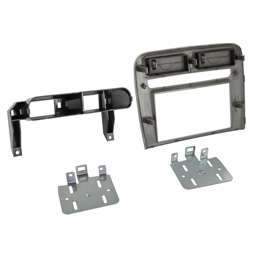 Einbaurahmen 2-DIN Fiat Grande Punto, anthrazit