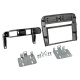 Einbaurahmen 2-DIN Fiat Grande Punto, schwarz Einbaurahmen 2-DIN Fiat Grande Punto, schwarz