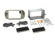 Einbaurahmen 2-DIN Fiat 500, perlgrau Einbaurahmen 2-DIN Fiat 500, perlgrau