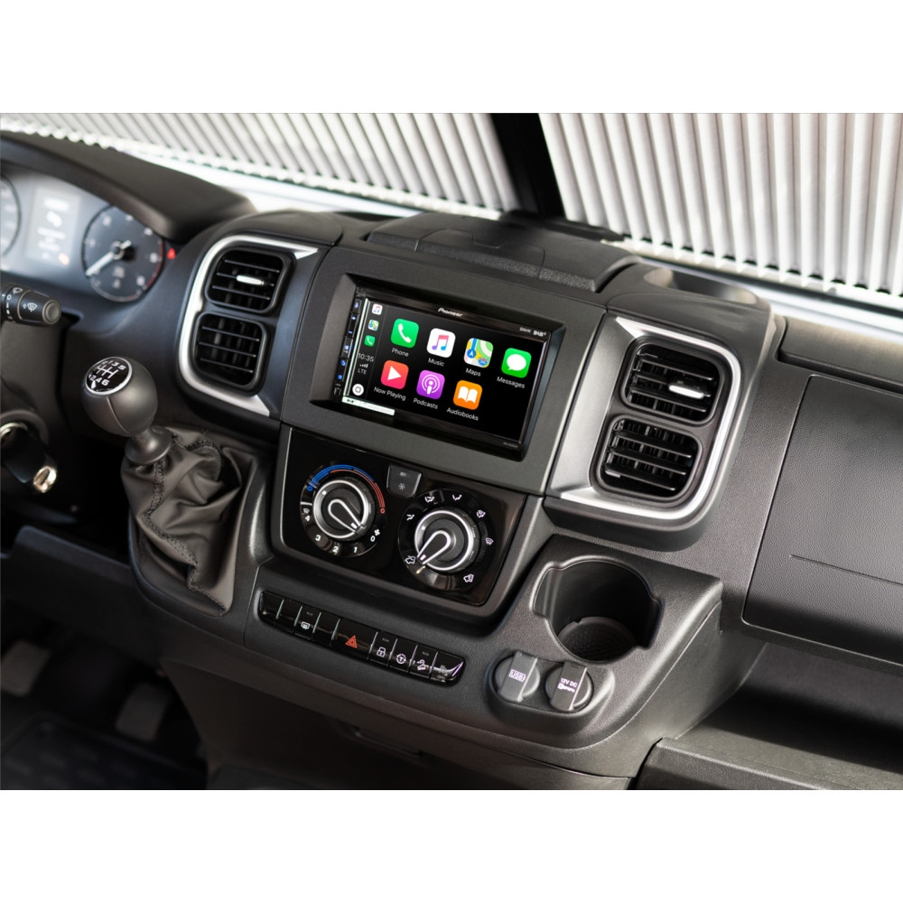 Einbaurahmen 2-DIN Citroen/Fiat/Opel 2021 - 2024