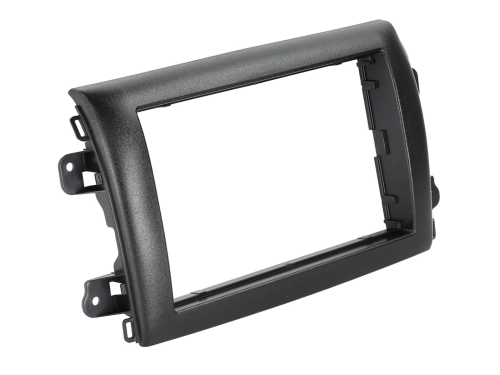 Einbaurahmen 2-DIN Citroen/Fiat/Opel schwarz