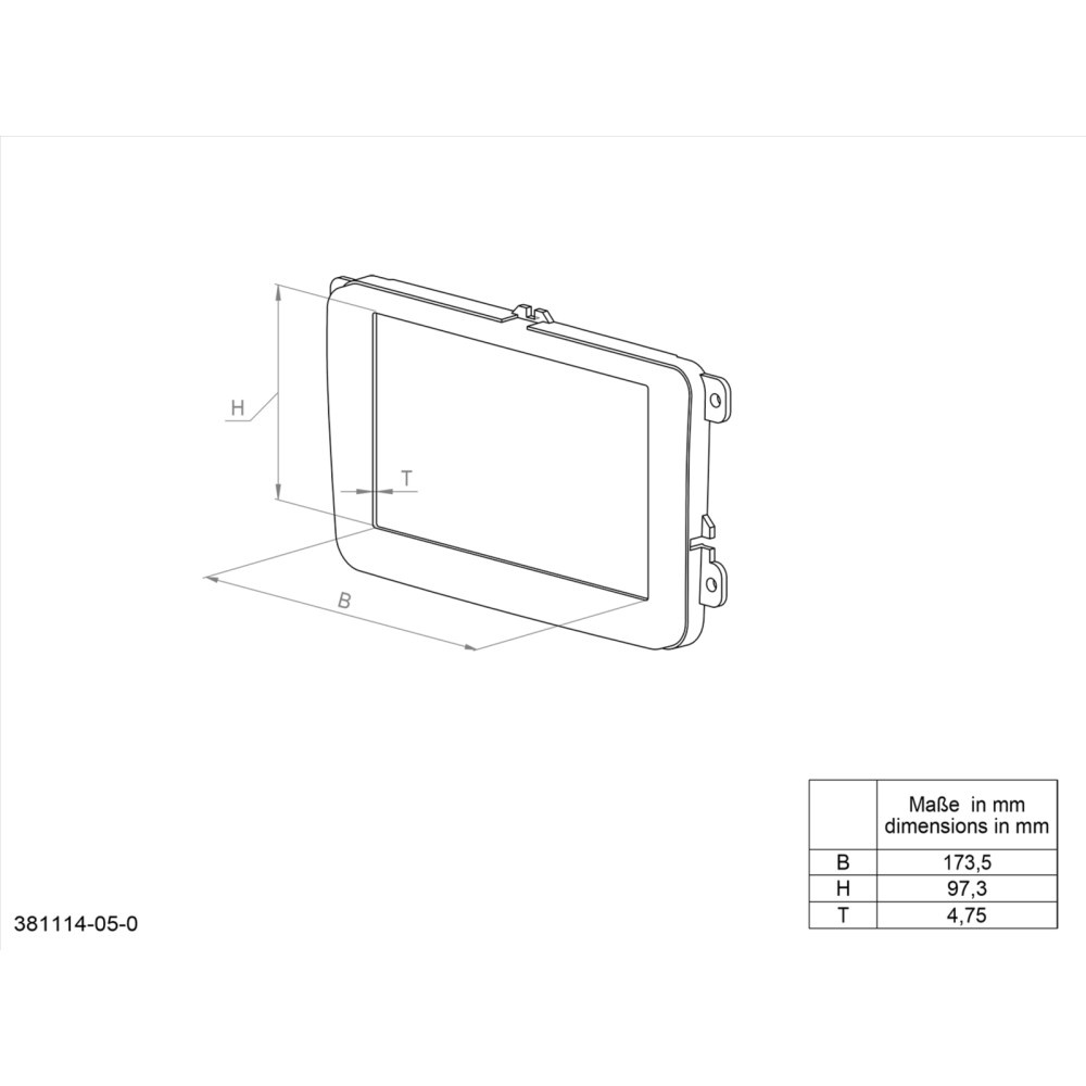 ACV Einbaurahmen 2-DIN für Ford F150 2009-2014 ohne Navi