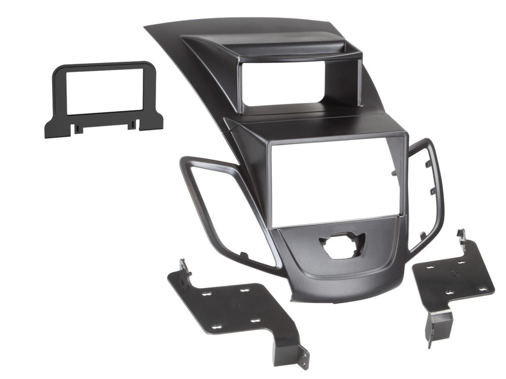 Einbaurahmen 2-DIN Ford Fiesta, schwarz