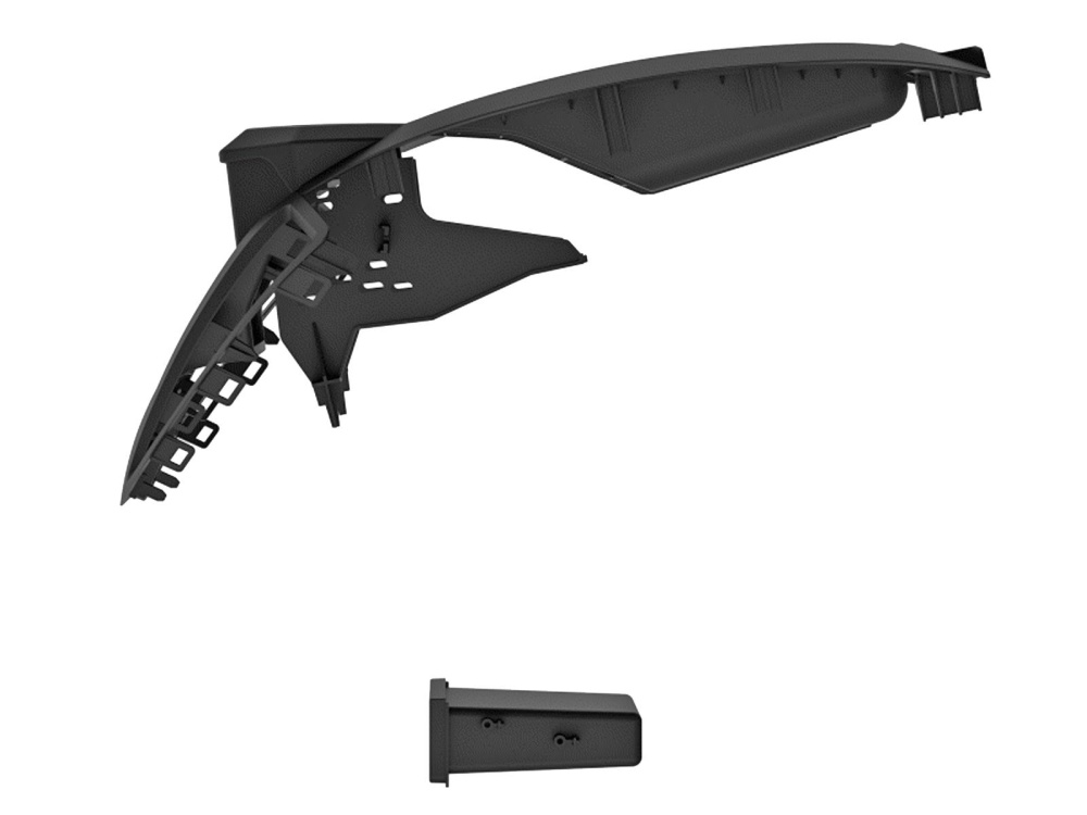 Einbaurahmen 2-DIN mit Ablagefach Ford Transit V363