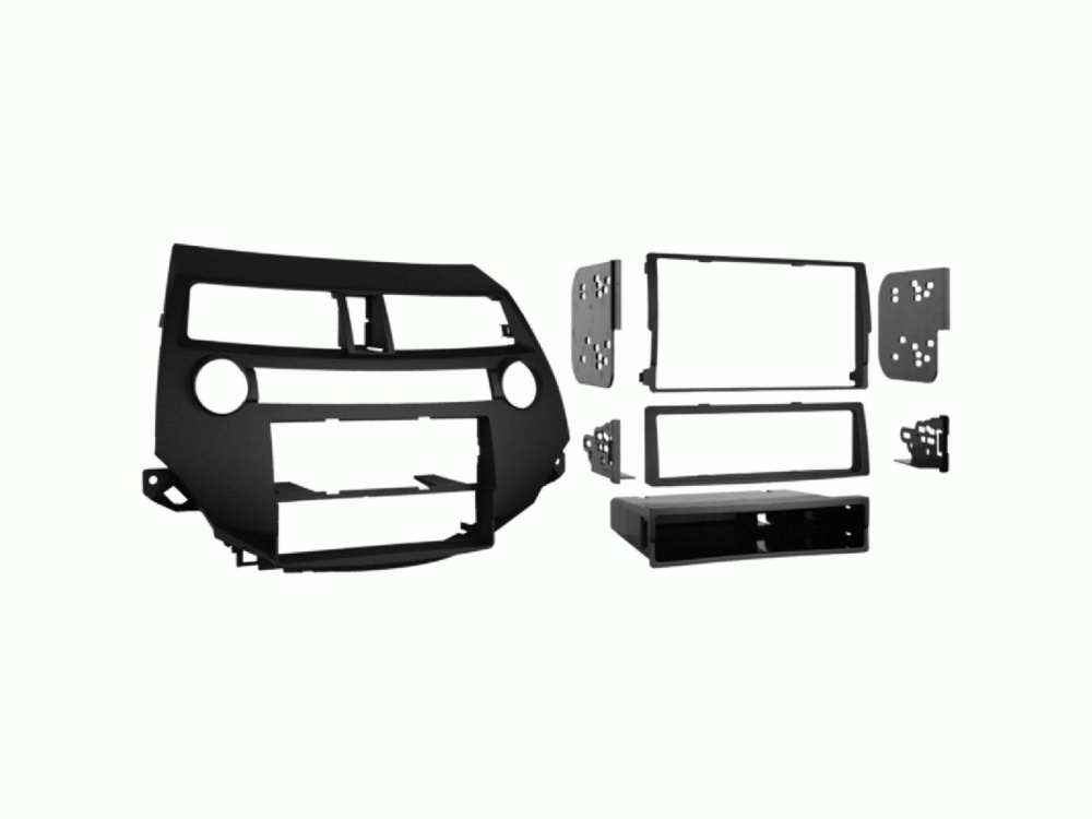Einbaurahmen 2-DIN mit Ablagefach Honda Accord/Crosstour