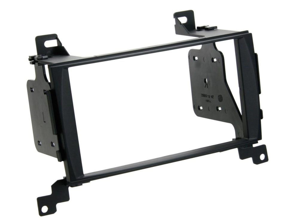 Einbaurahmen 2-DIN Hyundai Santa Fe, schwarz