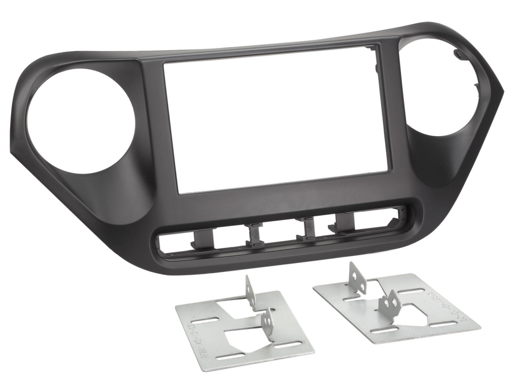Einbaurahmen 2-DIN Hyundai i10, schwarz