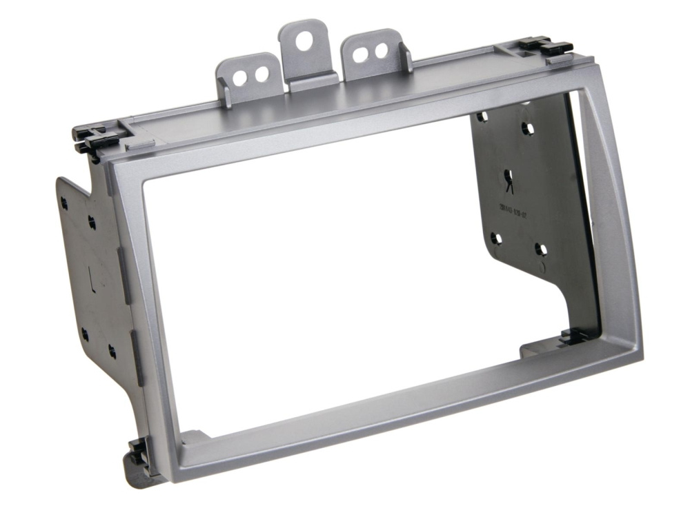 Einbaurahmen 2-DIN Hyundai i20, silber