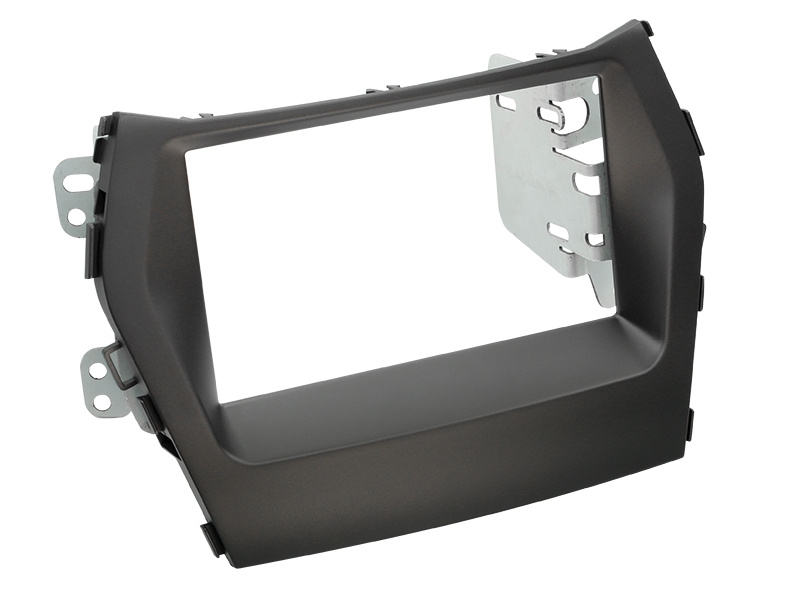 Einbaurahmen 2-DIN Hyundai Santa Fe 2013- schwarz