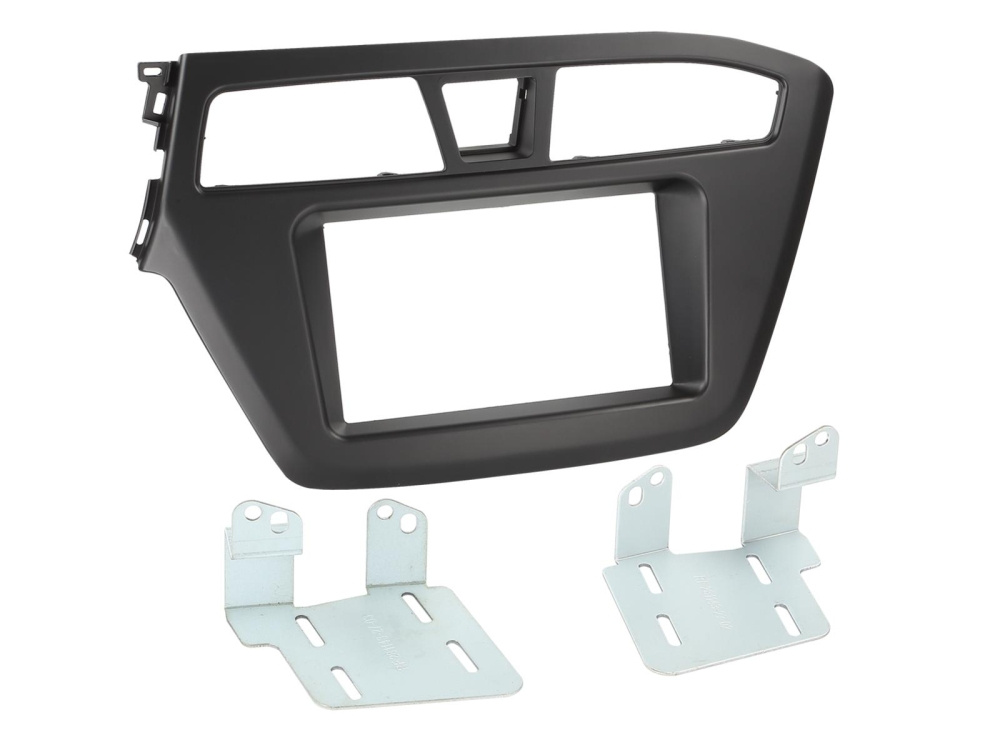 Einbaurahmen 2-DIN Hyundai i20, schwarz