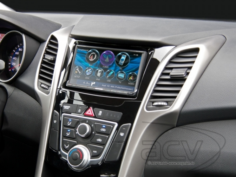 Einbaurahmen 2-DIN Hyundai i 30 2012-