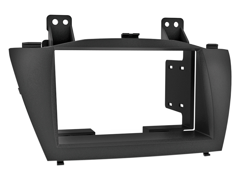 Einbaurahmen 2-DIN Hyundai ix35 2010- schwarz