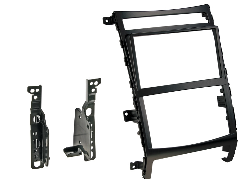 Einbaurahmen 2-DIN Hyundai ix55 09-, veracrus 06- schwarz