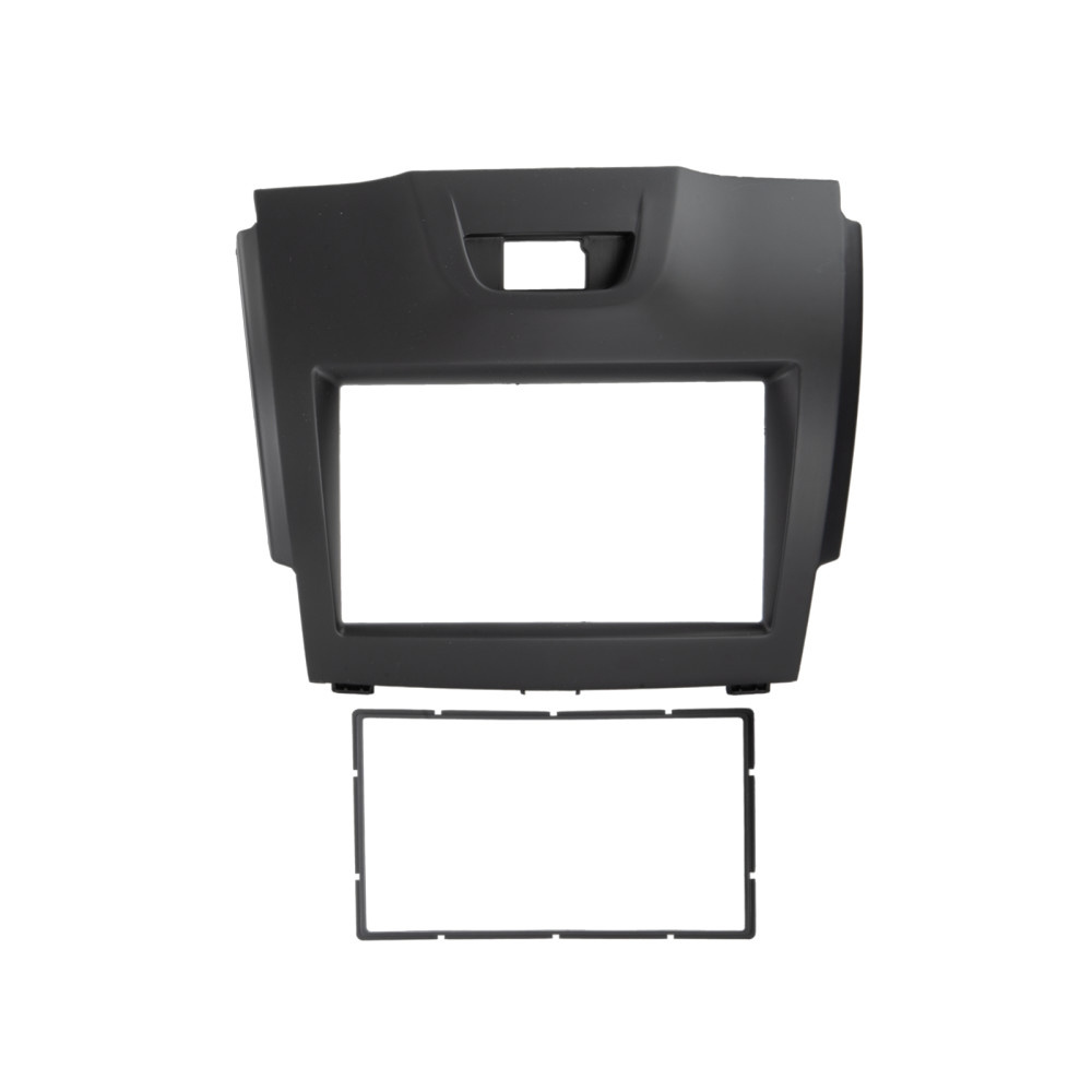 Einbaurahmen 2-DIN Chevrolet/Isuzu, schwarz