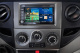 Einbaurahmen 2-DIN Iveco Daily, dunkelgrau Einbaurahmen 2-DIN Iveco Daily, dunkelgrau