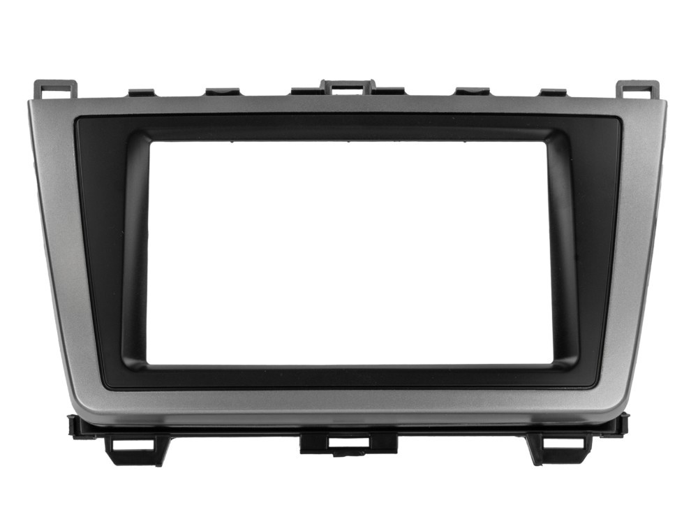 Einbaurahmen 2-DIN Mazda 6, silber/schwarz