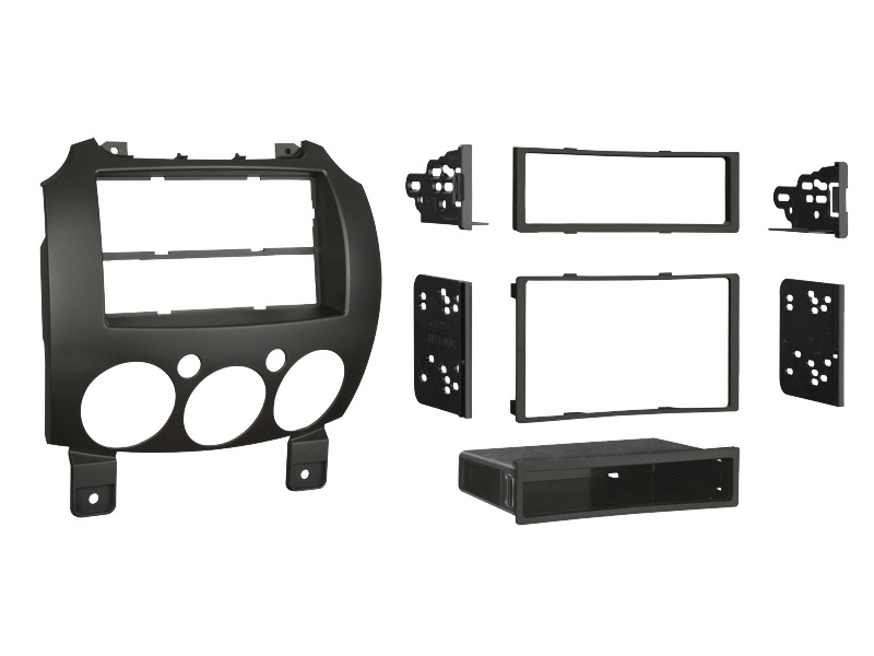 Einbaurahmen 2-DIN Mazda 2 2007-