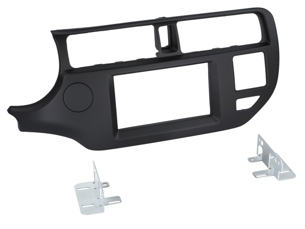 Einbaurahmen 2-DIN KIA RIO schwarz