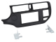 Einbaurahmen 2-DIN KIA RIO schwarz Einbaurahmen 2-DIN KIA RIO schwarz