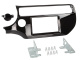 Einbaurahmen 2-DIN Kia Rio, piano black Einbaurahmen 2-DIN Kia Rio, piano black
