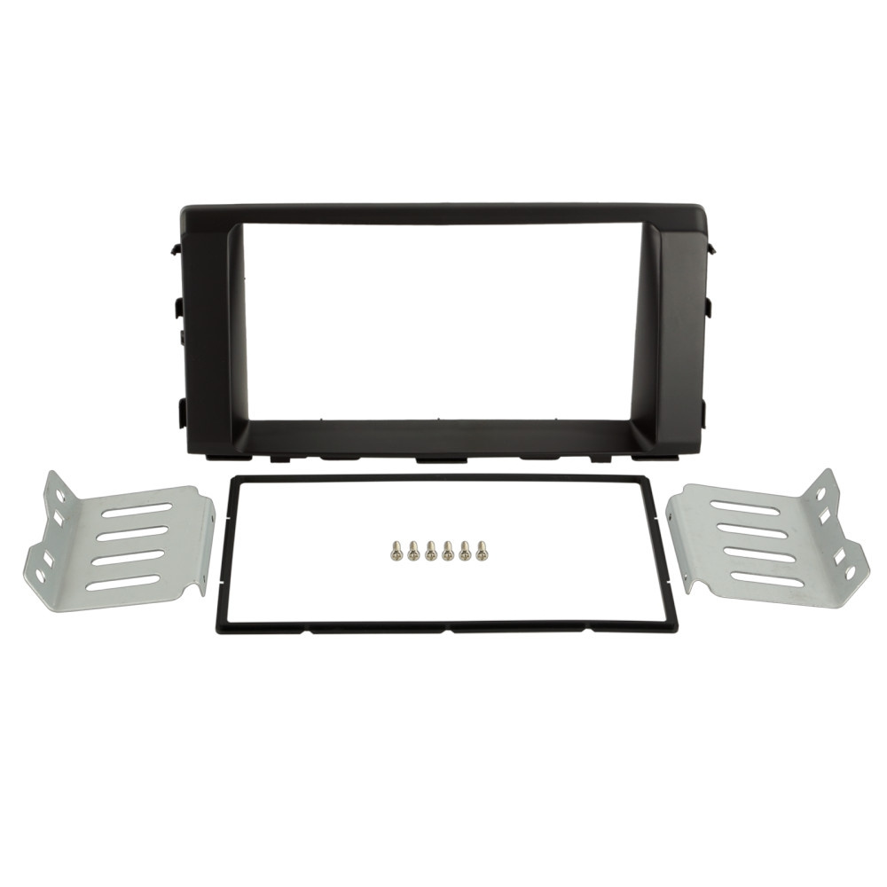Einbaurahmen 2-DIN Kia Rio, schwarz