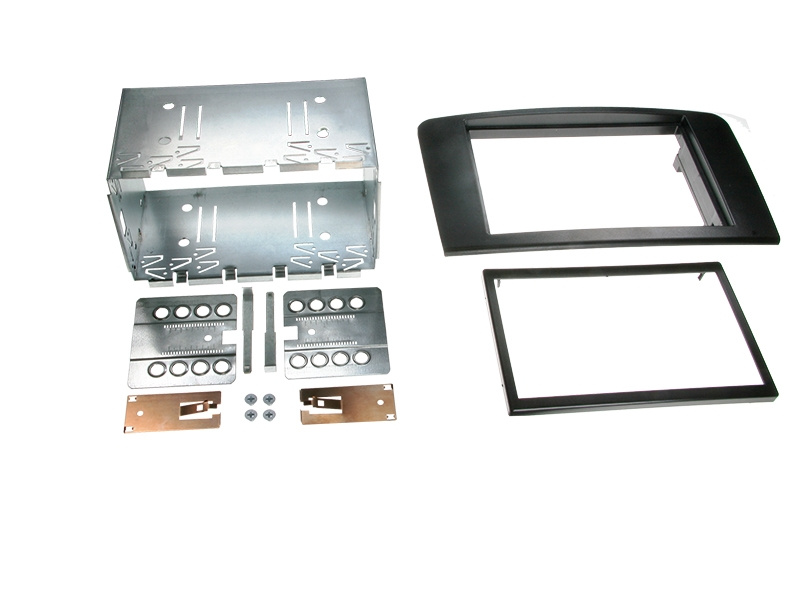 Einbaurahmen 2-DIN mit Ablagefach Mercedes M-Klasse 2005-2011