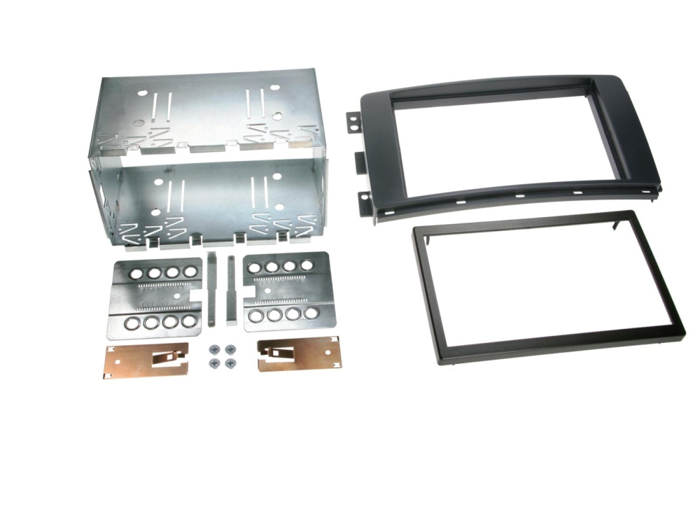 Einbaurahmen 2-DIN Smart ForTwo/ForFour, schwarz