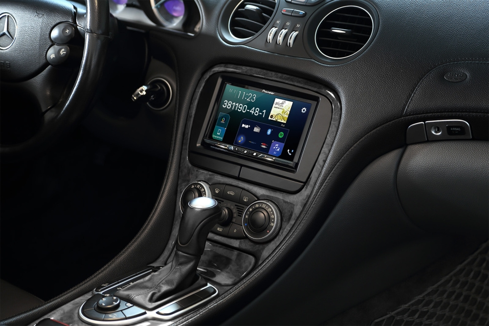 Einbaurahmen 2-DIN Mercedes SL-Klasse