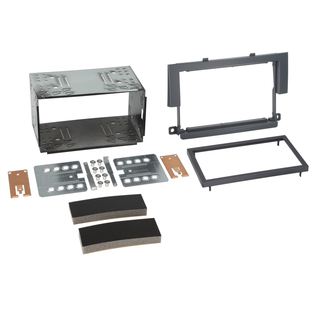 Einbaurahmen 2-DIN Mitsubishi Colt, schwarz