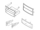 Einbaurahmen 2-DIN mit Ablagefach, Nissan 350Z 2006-2009 Einbaurahmen 2-DIN mit Ablagefach, Nissan 350Z 2006-2009