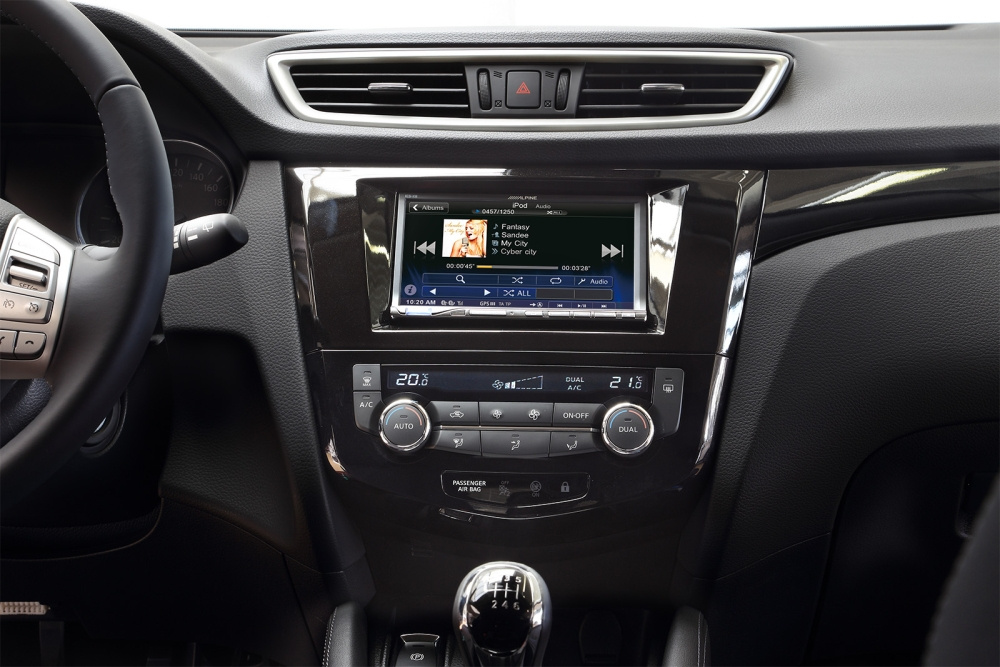 Einbaurahmen 2-DIN Nissan Qashqai/X-Trail