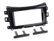 Einbaurahmen 2-DIN Nissan/Renault, piano black Einbaurahmen 2-DIN Nissan/Renault, piano black