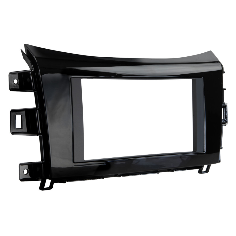 Einbaurahmen 2-DIN Nissan/Renault, piano black