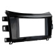 Einbaurahmen 2-DIN Nissan/Renault, piano black Einbaurahmen 2-DIN Nissan/Renault, piano black