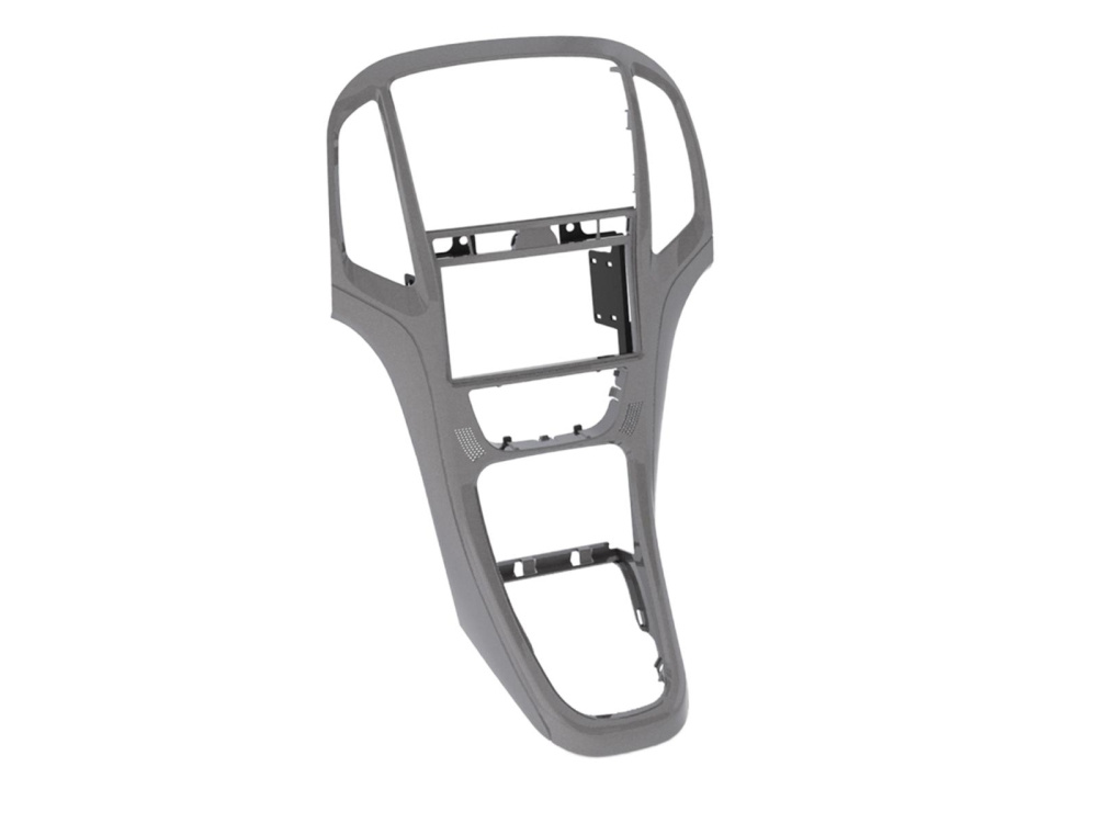 Einbaurahmen 2-DIN Opel Astra J, titan grey