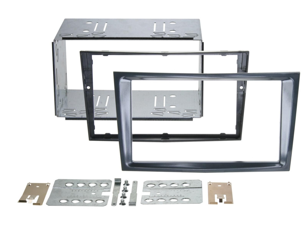 Einbaurahmen 2-DIN Opel stealth-black