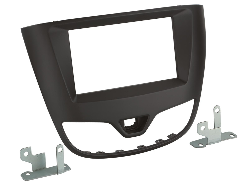 Einbaurahmen 2-DIN Opel Karl 2017-2019, schwarz