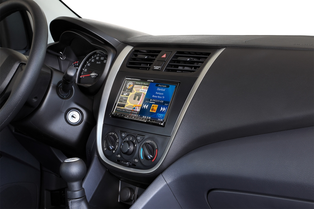 Montagerahmen 2-DIN Suzuki Celerio schwarz