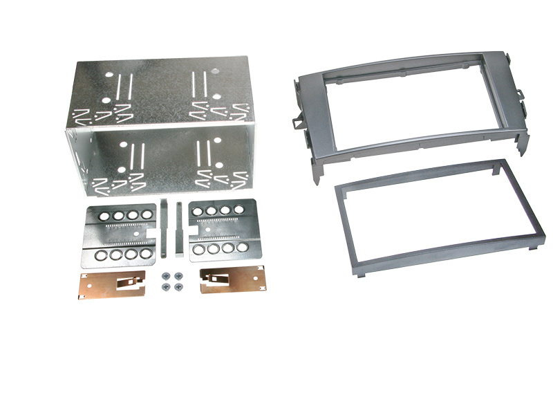 Montagerahmen 2-DIN Set Toyota Auris 2007- Grau