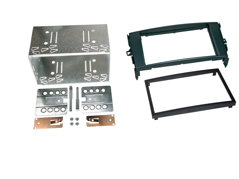 Montagerahmen 2-DIN Set Toyota Auris 2007-2013 Schwarz