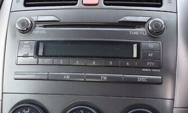 Montagerahmen 2-DIN Set Toyota Auris 2007-2013 Schwarz