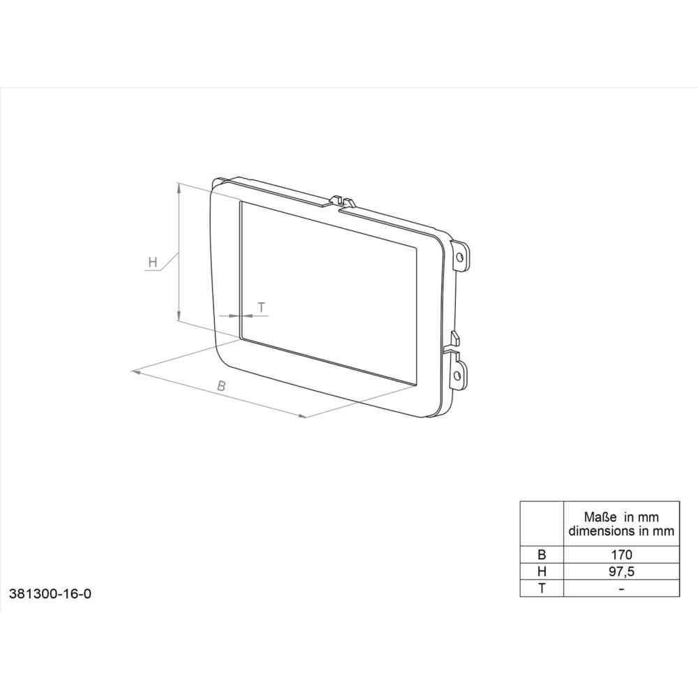 Montagerahmen 2-DIN Toyota Land Cruiser 2007-