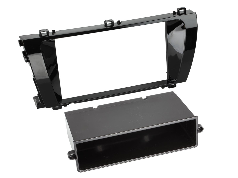 Einbaurahmen 2-DIN Toyota Corolla, schwarz