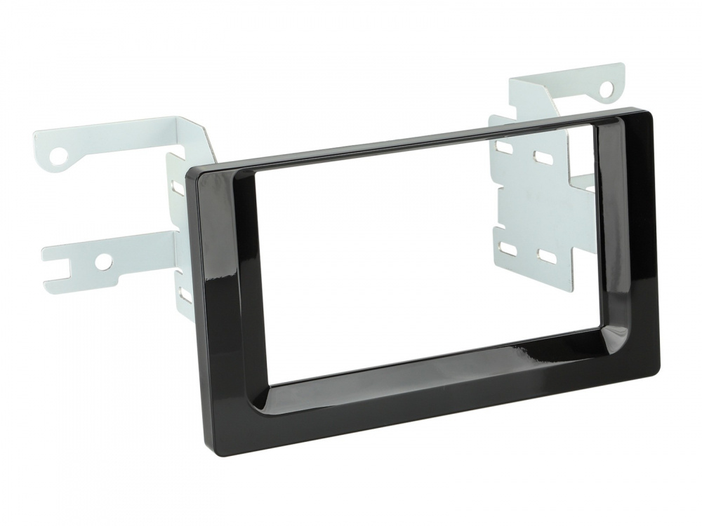 ACV 2-DIN Einbaurahmen für Toyota Auris 2015-2019, Piano Schwarz