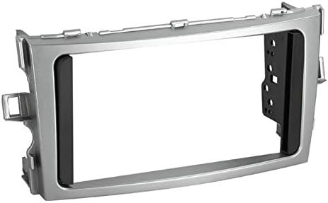 Einbaurahmen 2-DIN Toyota Verso 2009-2018 silber