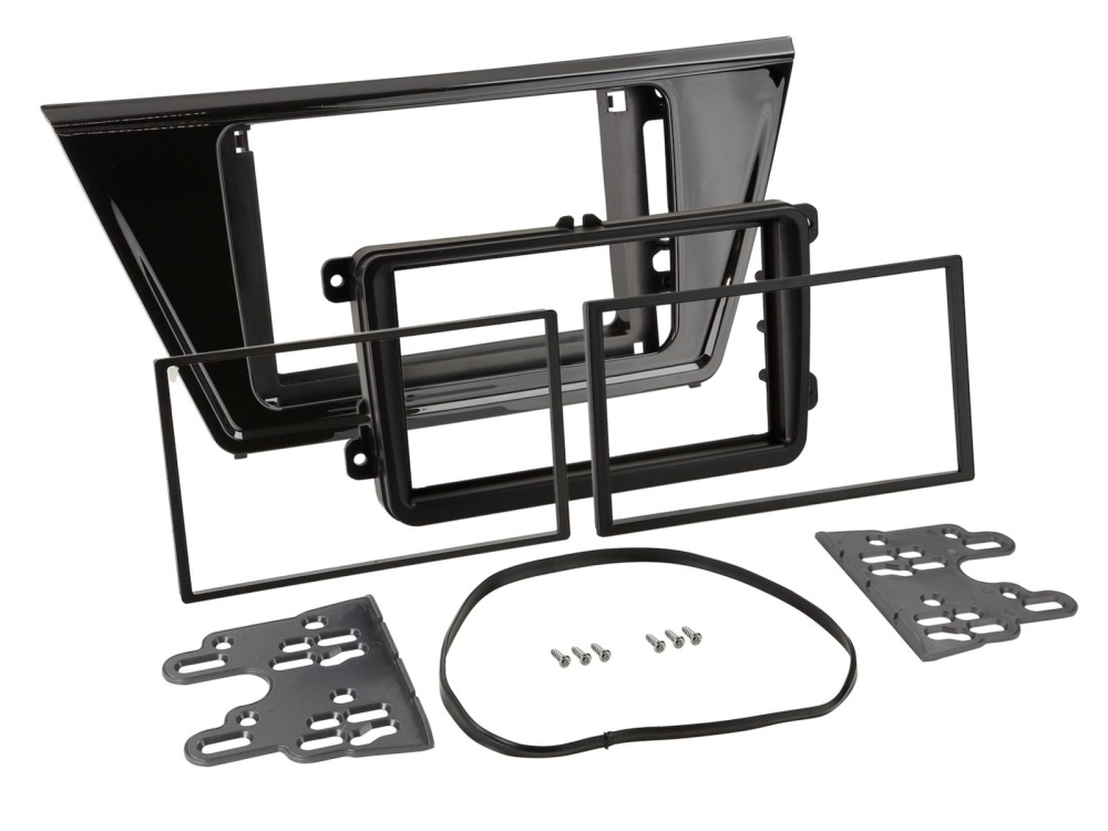 Einbaurahmen 2-DIN VW Touran 2015-2021, Piano Black