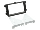 Einbaurahmen 2-DIN Seat/Skoda/VW, schwarz Einbaurahmen 2-DIN Seat/Skoda/VW, schwarz