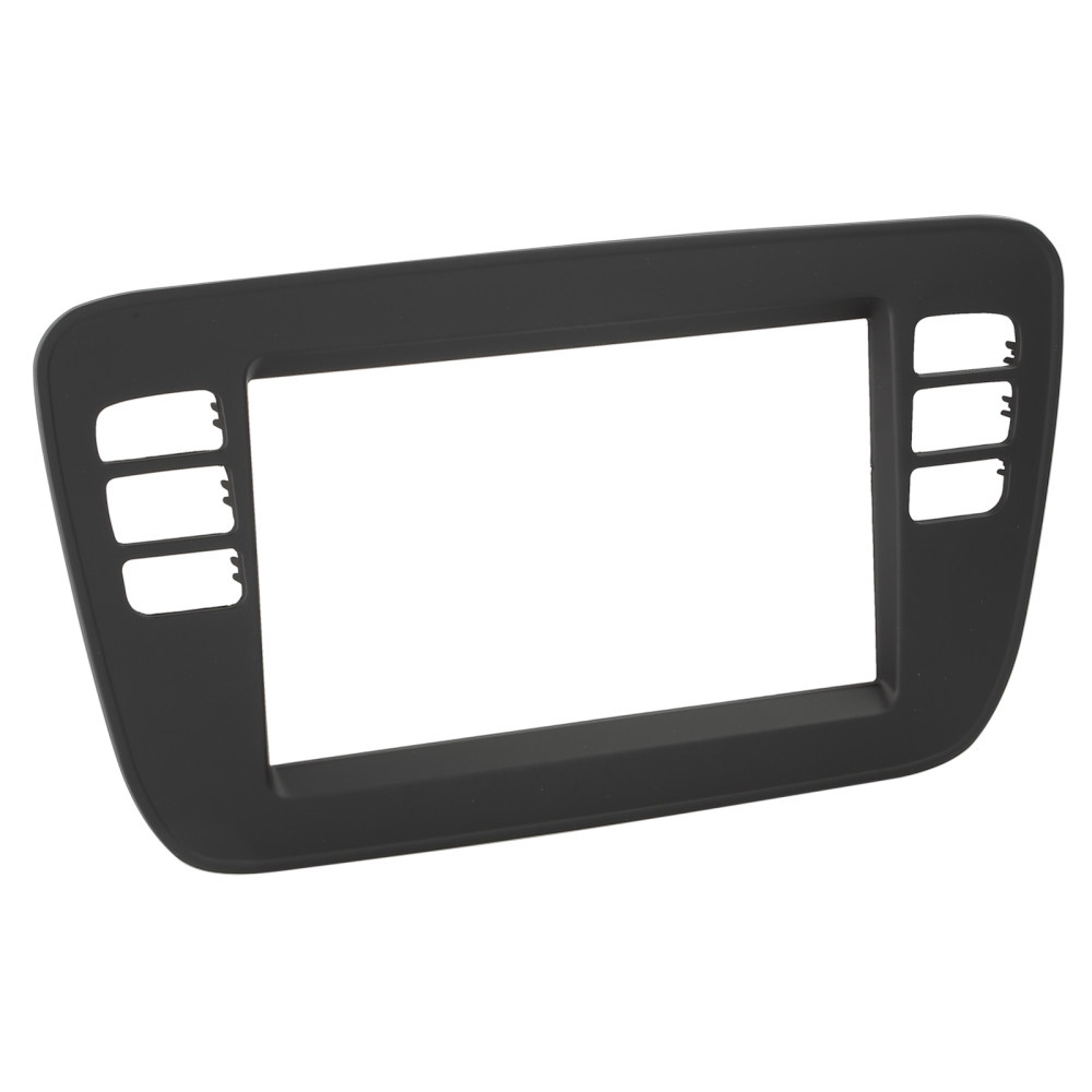 Einbaurahmen 2-DIN Seat/Skoda/VW, schwarz